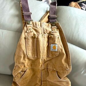 Tan Carhartt Overalls size 32x32